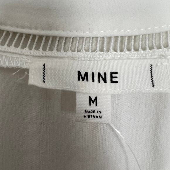 Mine Linen Blend Sleeveless Color Block Romper Size Medium - Picture 2 of 12